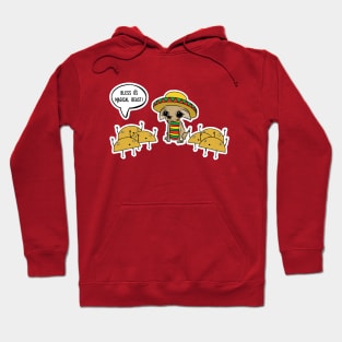 Funny Tacos Worshipping Mexican Chihuahua Hoodie